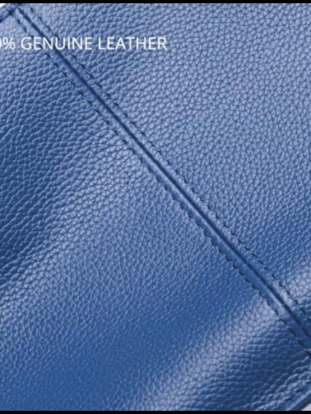 Genuine Leather Wristlet Clutch Crossbody Bag Small Evening Purse - Picture 5 of 6